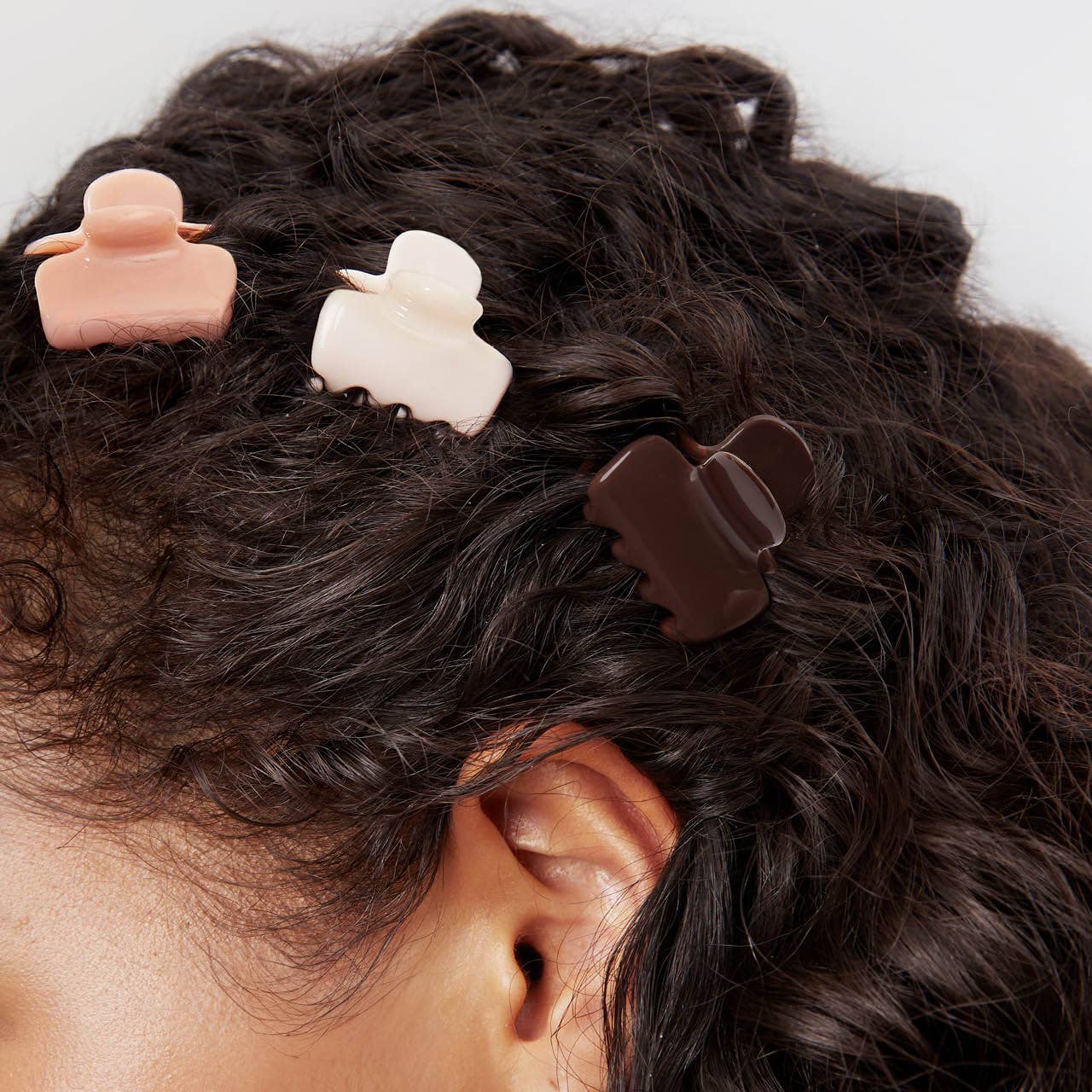 Kitsch Recycled Plastic Mini Cloud Claw Clips 8pc Set - The Nines