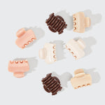 Kitsch Recycled Plastic Mini Cloud Claw Clips 8pc Set - The Nines