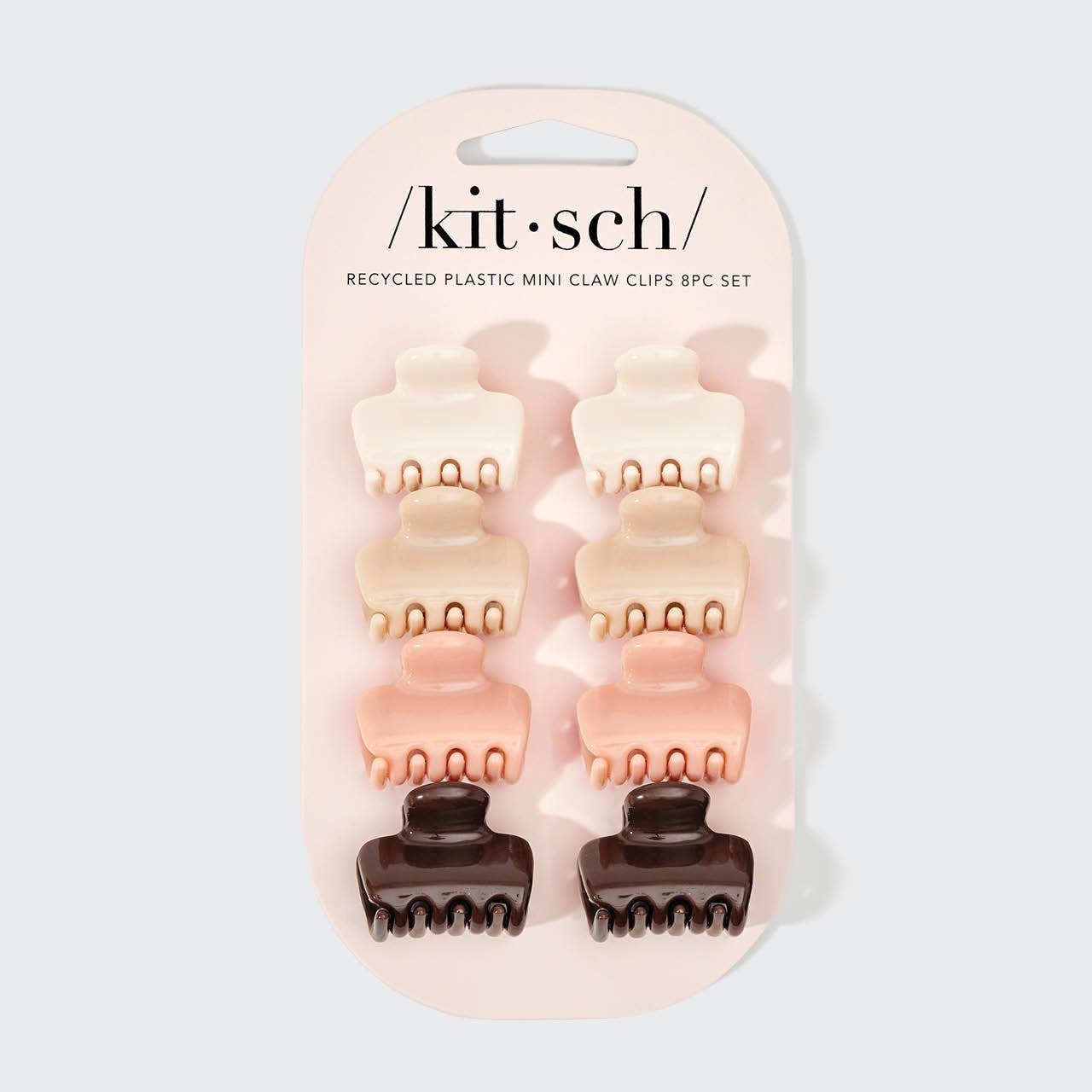 Kitsch Recycled Plastic Mini Cloud Claw Clips 8pc Set - The Nines