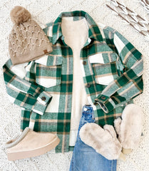 Starting Fresh Plaid Shacket