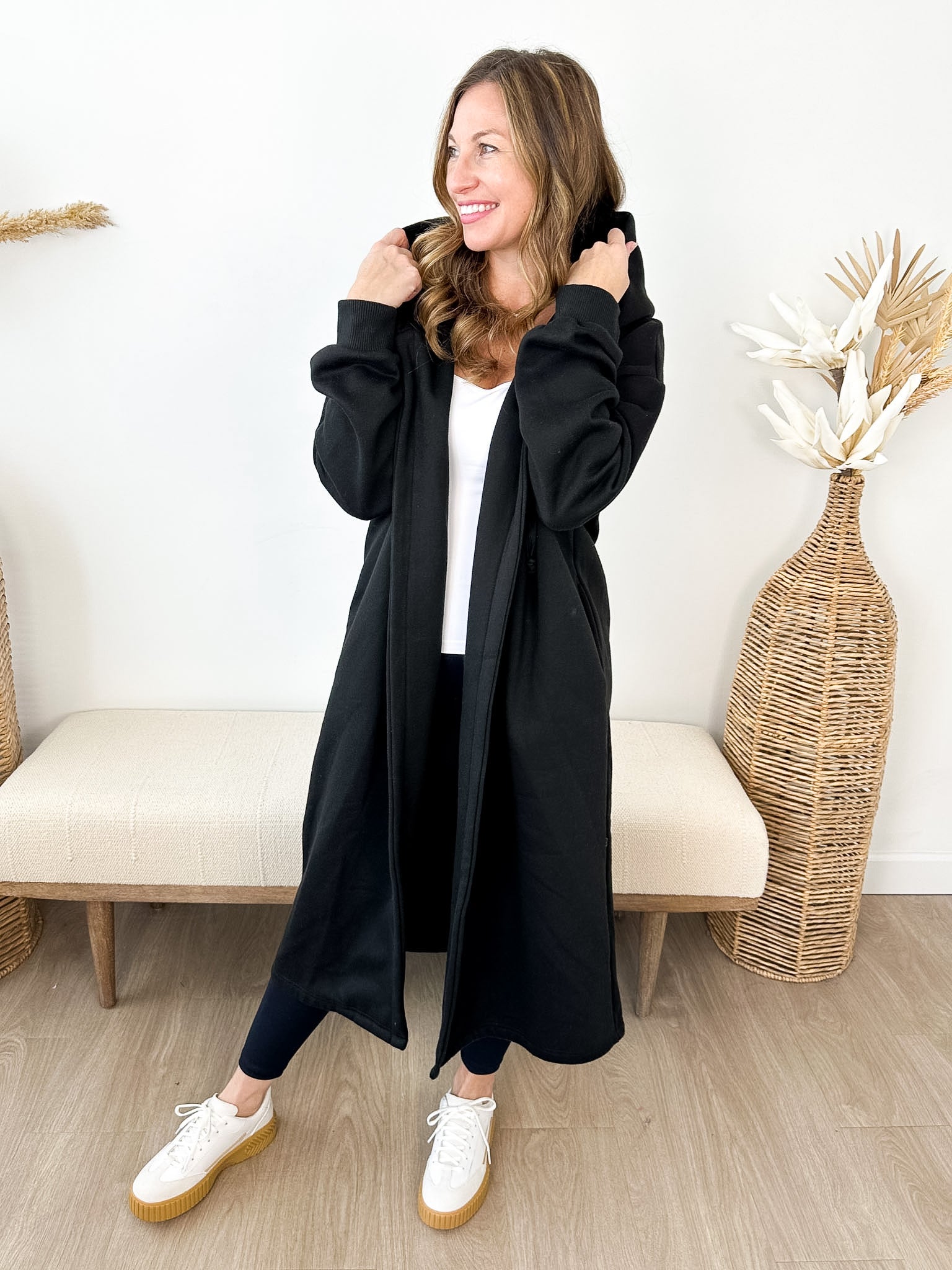 The After Hours Hooded Coat - 3 colors! - The Nines