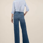 KUT Jodi High Rise Wed Leg Cargo Pocket Jeans - FINAL SALE! - The Nines