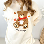 "Hug In A Mug" Cozy Teddy Sweatshirt - The Nines