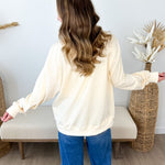 "Hug In A Mug" Cozy Teddy Sweatshirt - The Nines