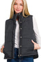 Basic Puffer Vests - 2 Colors!