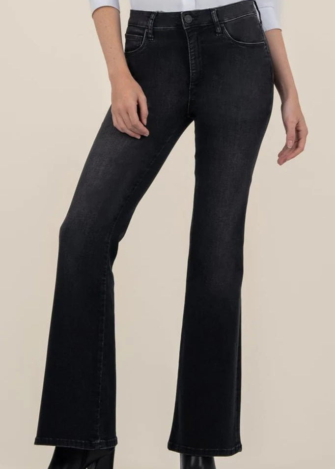 KUT Ana High Rise Black Flare Jeans - FINAL SALE! - The Nines