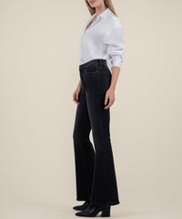 KUT Ana High Rise Black Flare Jeans