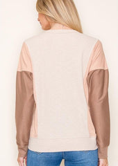 Hannah Colorblock Lightweight Tops - 2 Colors!