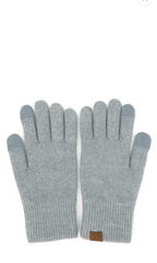 C.C. Soft Recycled Yarn Touchscreen Gloves - 6 Colors!