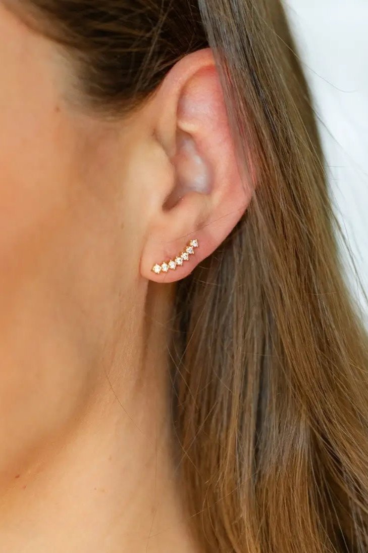 Glitz Crawler Earrings - The Nines