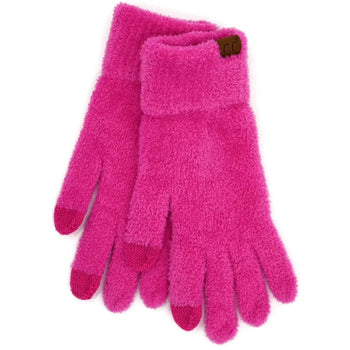 C.C. Plush Chenille Gloves - 4 Colors!