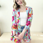 Sweet Petals Cuffed Cardigan - The Nines
