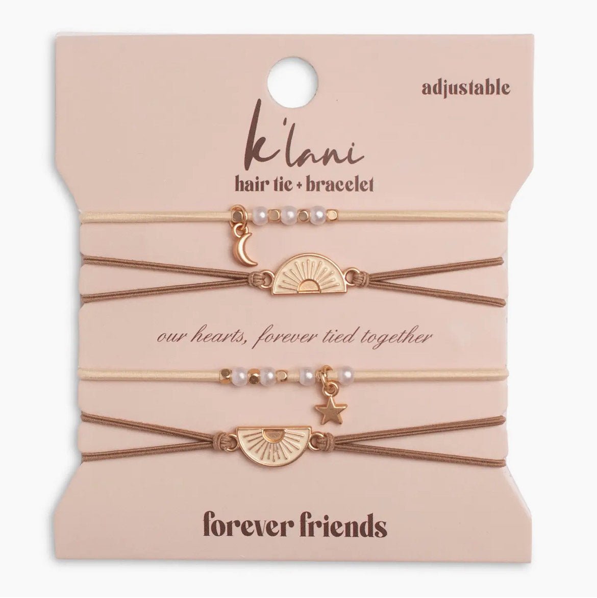 K’Lani Hair Tie Bracelets - Forever Friends - The Nines