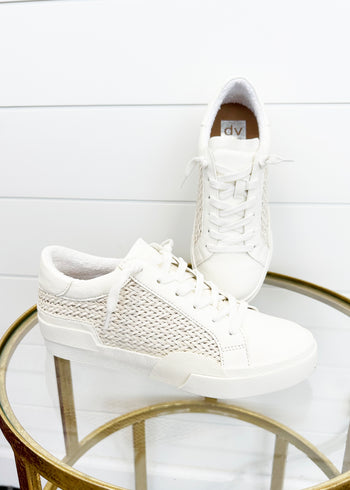 Dolce Vita Hastings Sneakers - White Woven