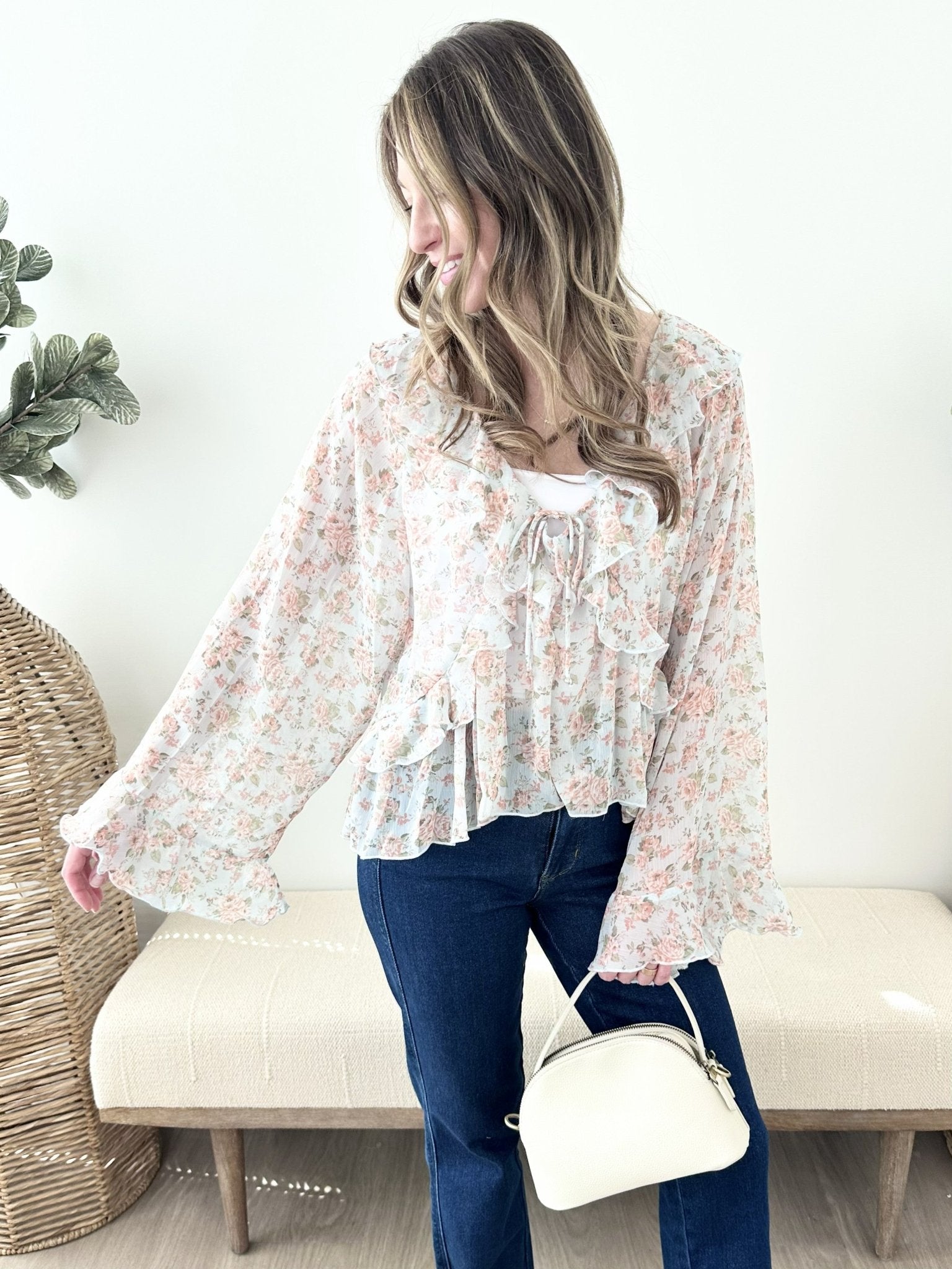 Petalune Ruffle Top - The Nines