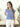 Knit Pinstripe Ruffle Hem Top - The Nines