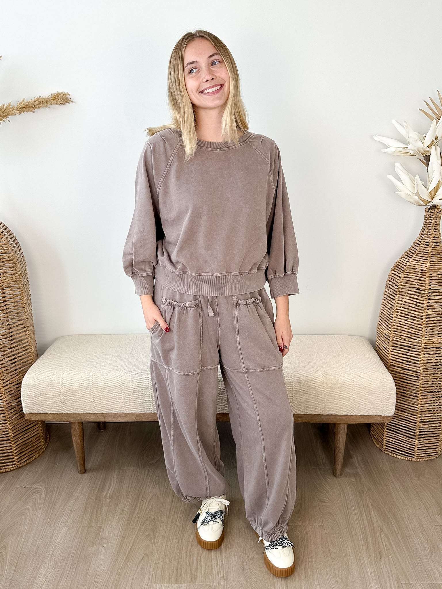 Mineral Wash Barrel Jogger - 2 colors! - The Nines