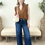Frilled Crinkle Top - The Nines