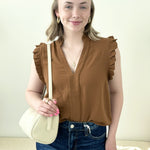 Frilled Crinkle Top - The Nines