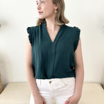 Frilled Crinkle Top - The Nines