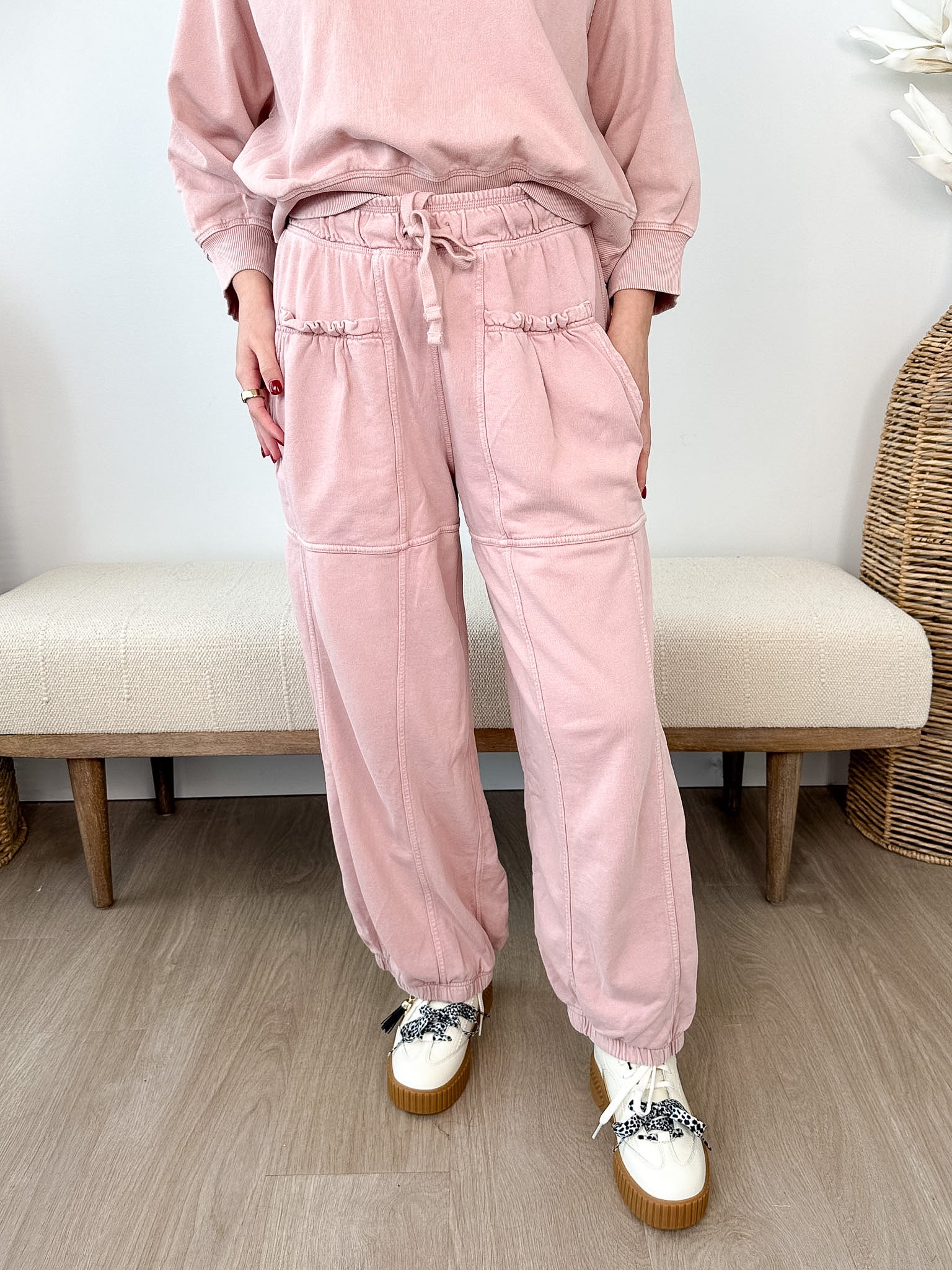 Mineral Wash Barrel Jogger - 2 colors! - The Nines