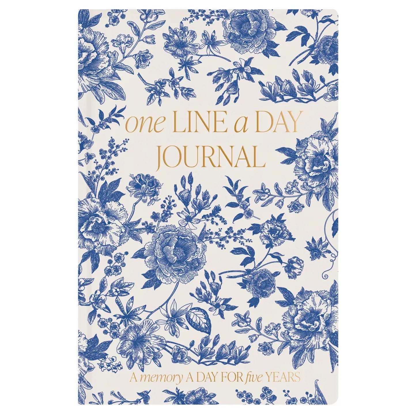 One Line A Day Blue Fabric Journal - The Nines