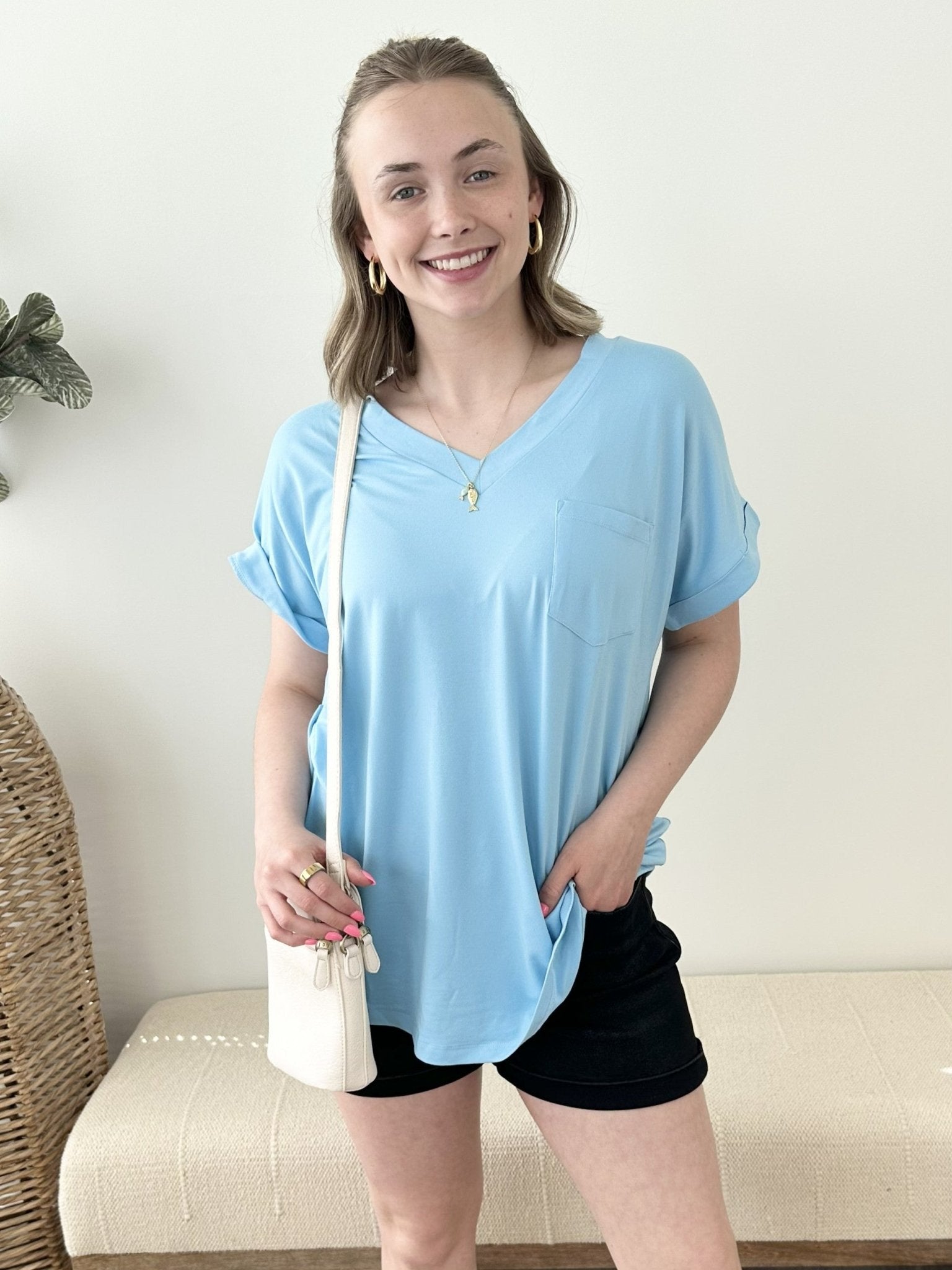 Buttery Soft Pocket Tees - The Nines