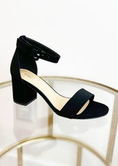 Timeless Ankle Strap Low Heel Sandal - 2 colors!