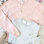 Created With A Purpose Embroidered Crewneck Sweatshirt - The Nines