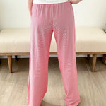 Red & White Striped Wide Leg Pant - The Nines