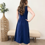 Ribbed Tank Dress with Pockets - The Nines