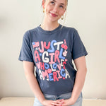 "Just a Girl Who Loves America" Tee - The Nines