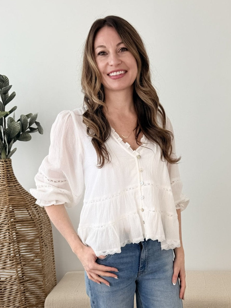 Alyssa Woven Top - The Nines