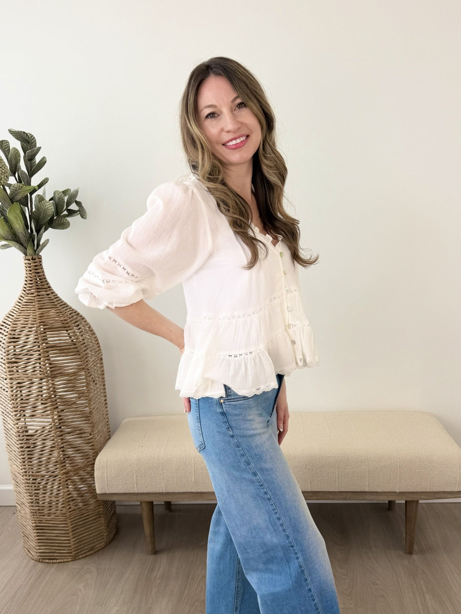 Alyssa Woven Top - The Nines