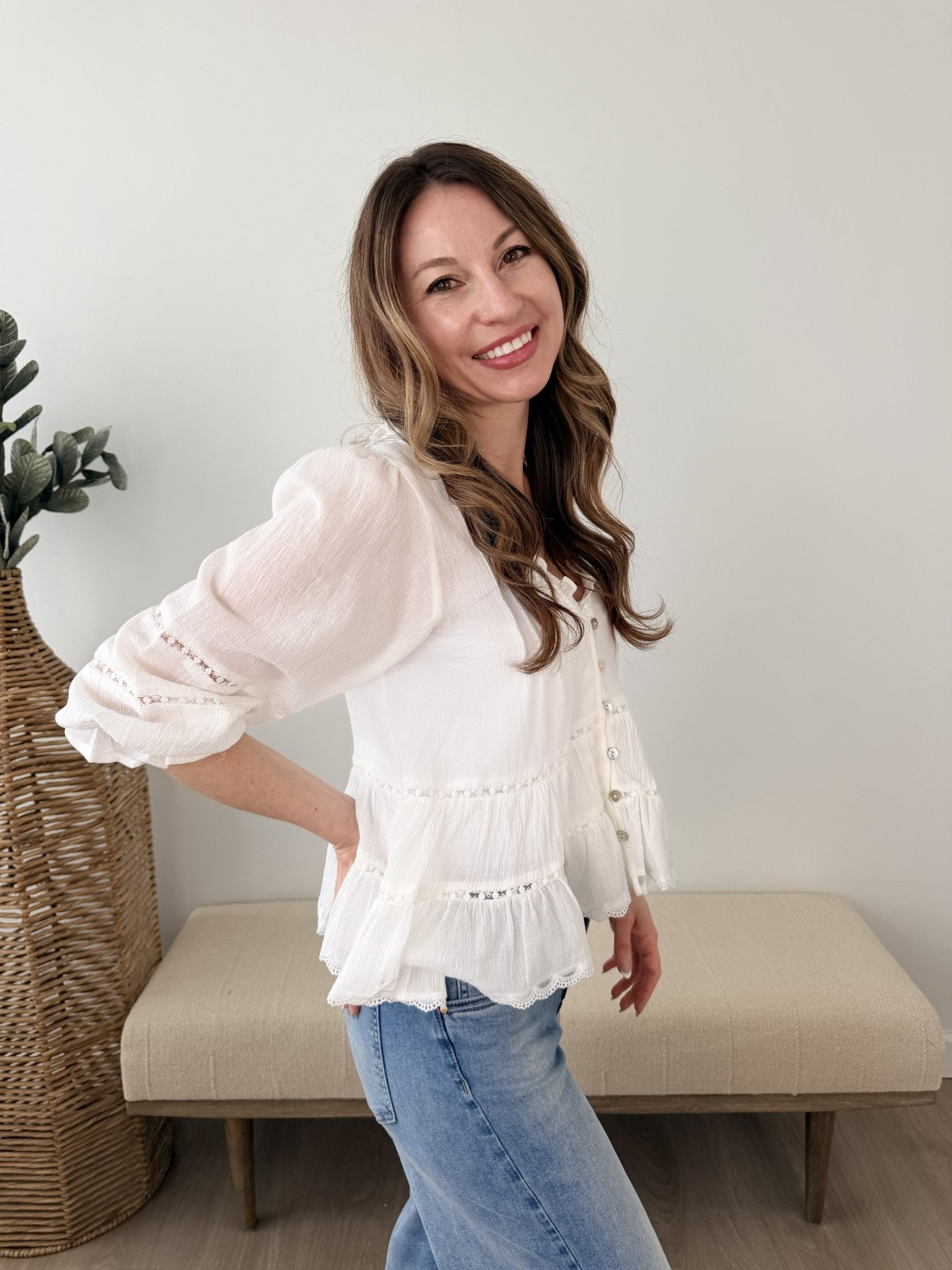 Alyssa Woven Top - The Nines