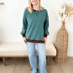 Cozy Days Stripe Top - The Nines