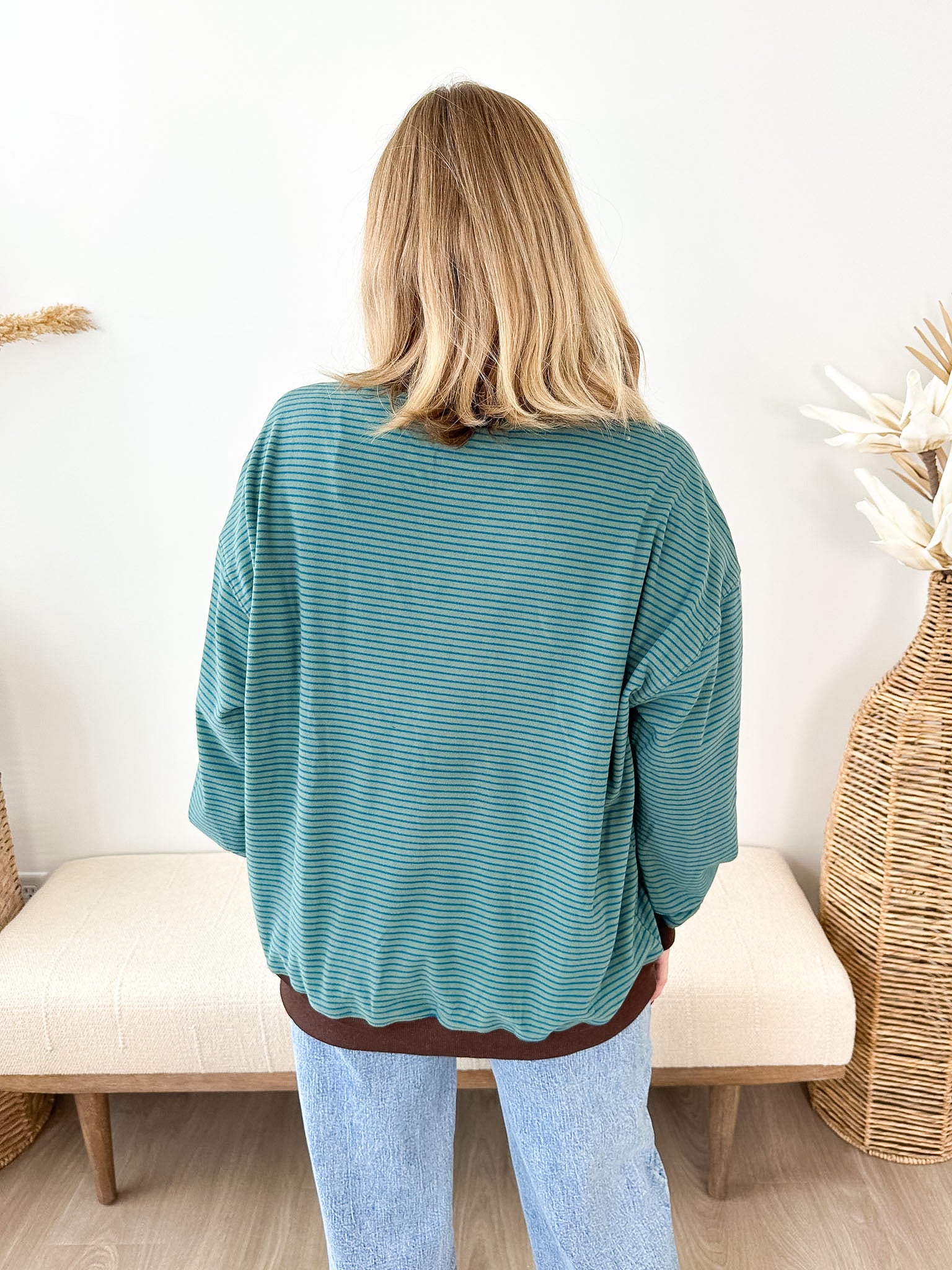 Cozy Days Stripe Top - The Nines
