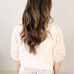Alexie Eyelet Tie Top - The Nines