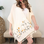 Floral Embroidered Kimono - The Nines