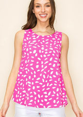 Pink Dotted Tank