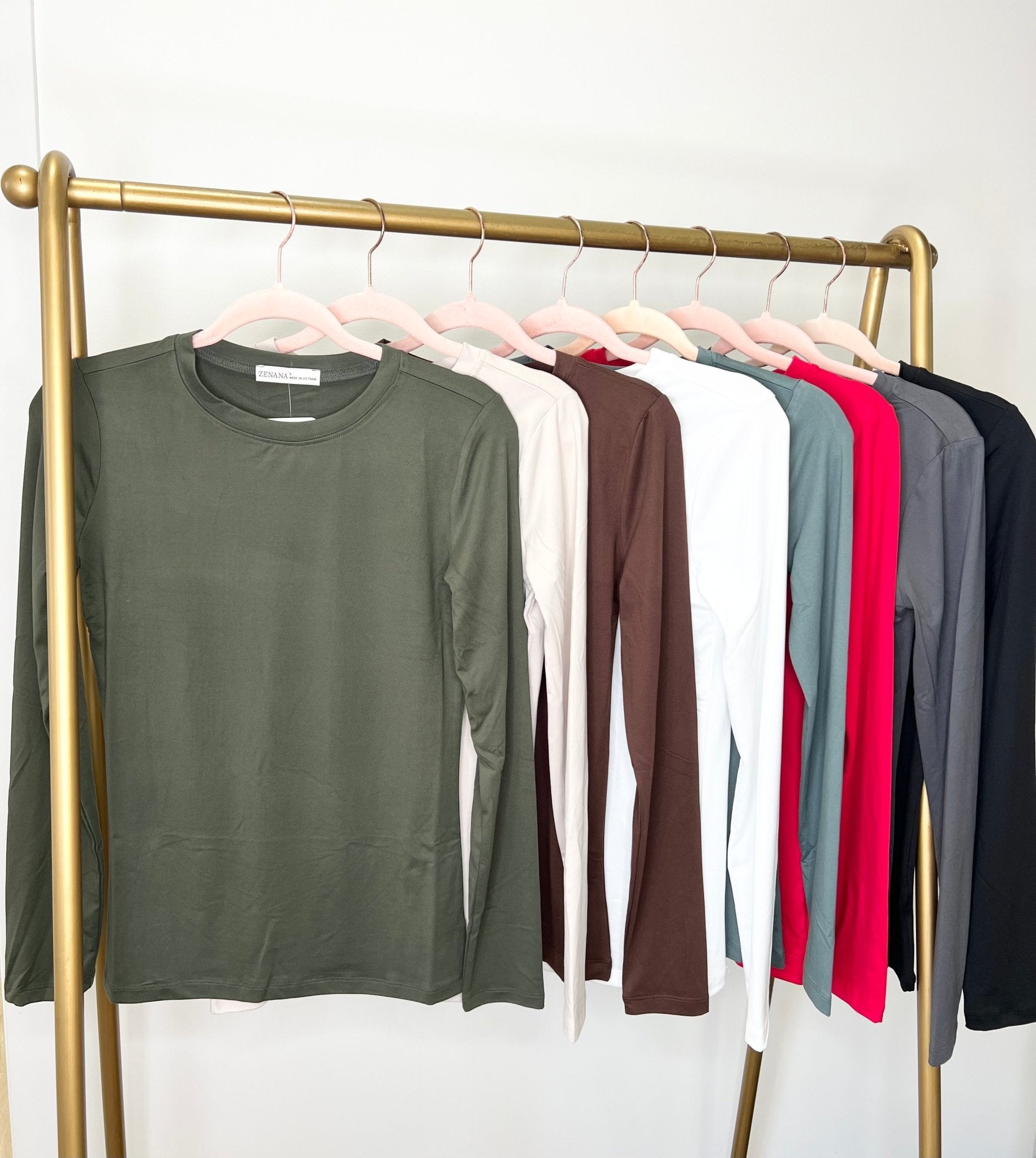 Buttery Soft Layering Long Sleeve - 2 colors! - The Nines