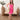 Hot Pink Drop Waist Dress - The Nines