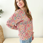 Vintage Floral Pocket Pullover - The Nines