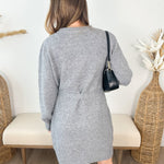 All Buttoned Up Sweater Dress - The Nines