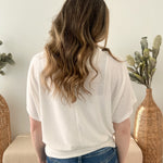 Lightweight Double V Dolman Top - The Nines