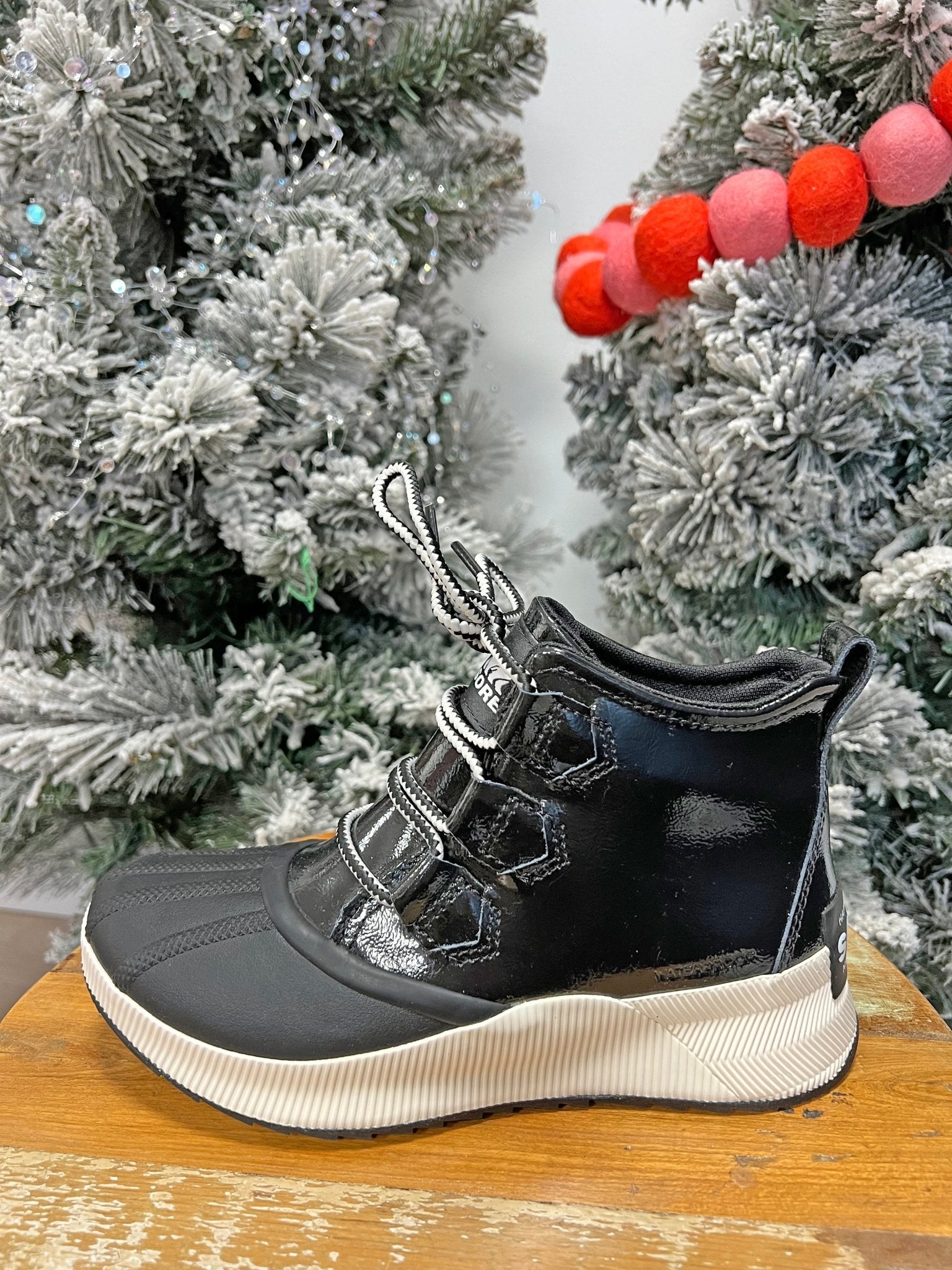 Sorel Out N About Classic Rain Boot - Black/Sea Salt - FINAL SALE - The Nines