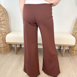 High Waist Contour Wide Leg Ponte Pant - 2 colors! - The Nines