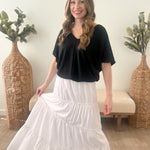 Lightweight Double V Dolman Top - The Nines