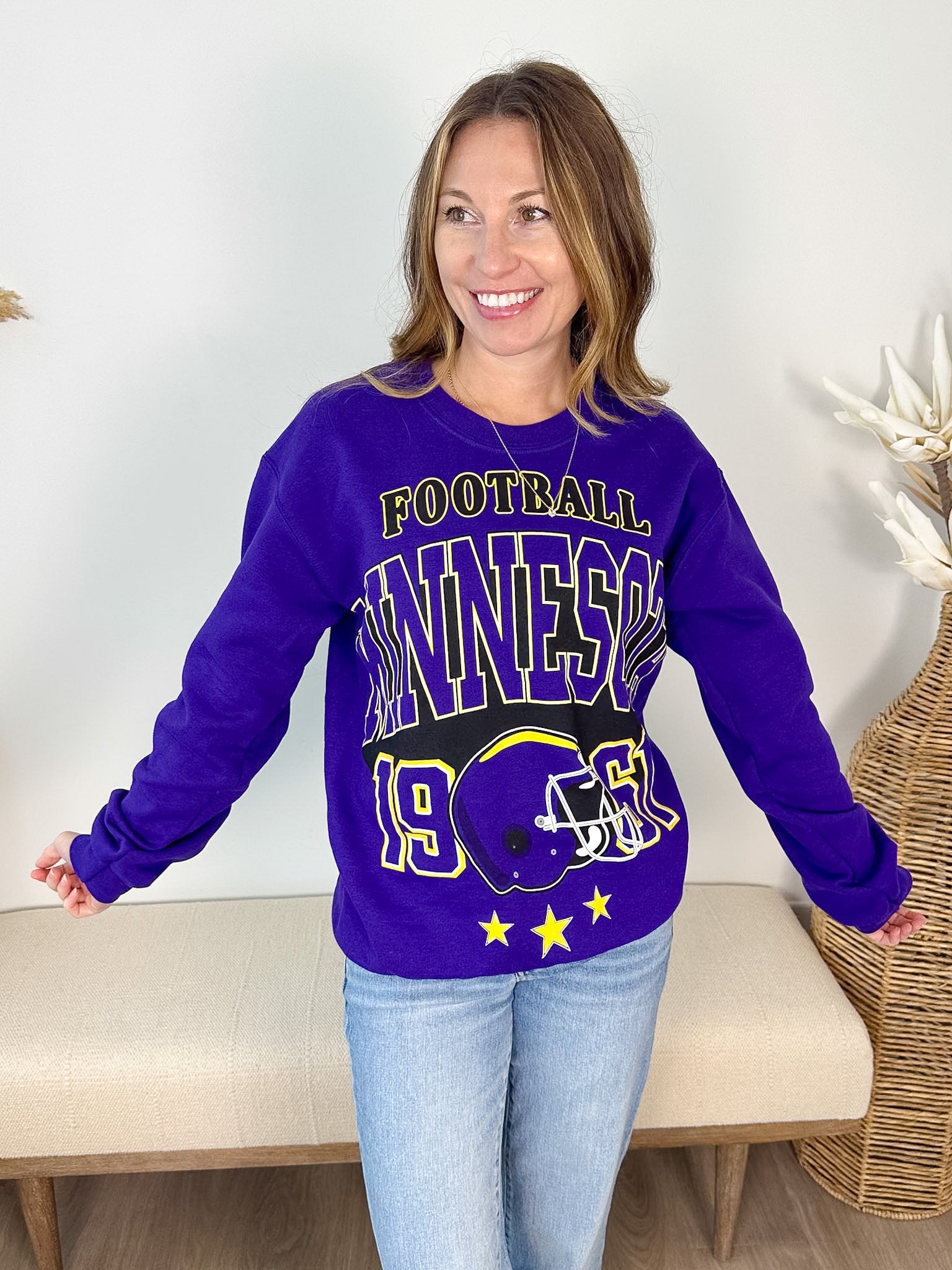 Minnesota Football Vintage Crew