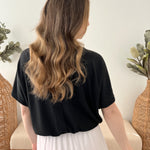 Lightweight Double V Dolman Top - The Nines